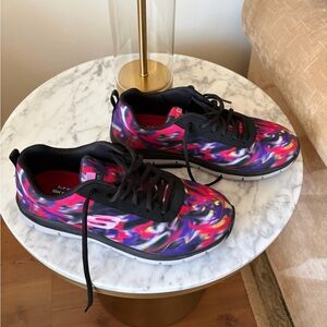Men’s Skechers Red and Purple Flame Sneakers